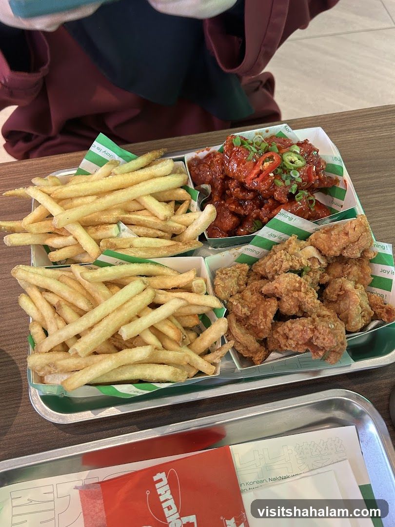 Fried Chicken and Fries