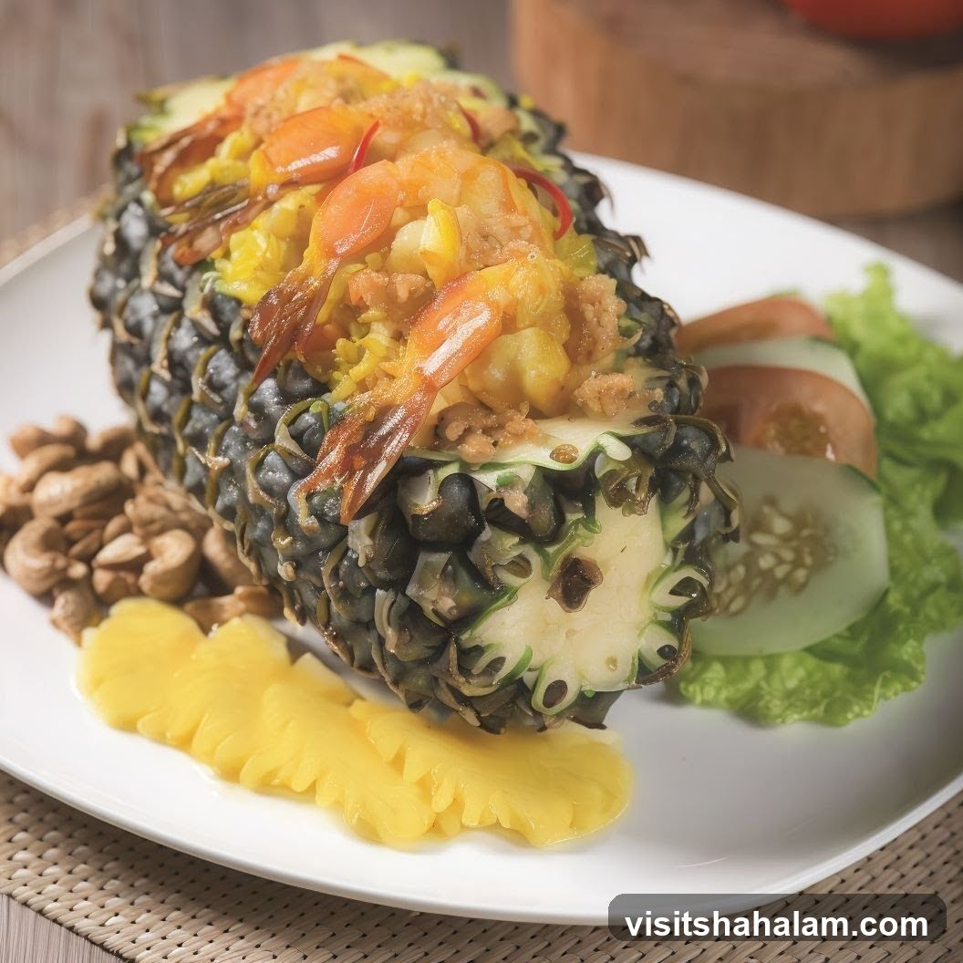 Pineapple Fried Rice with Shrimp