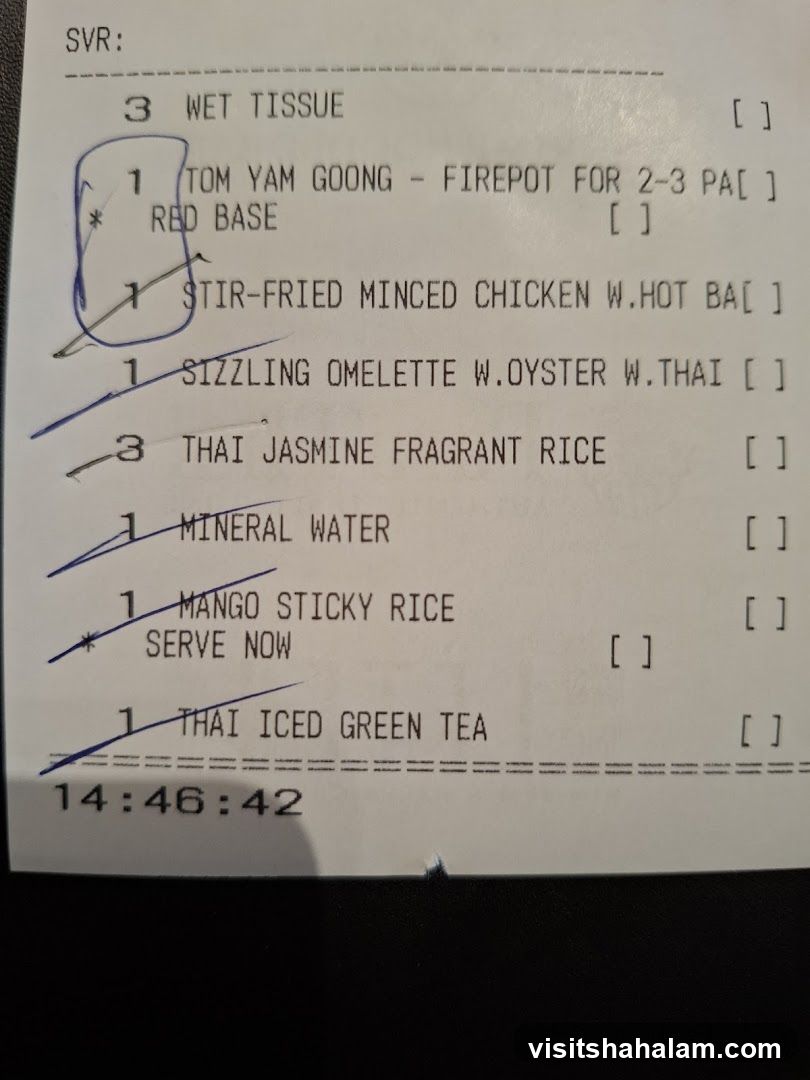 Order Receipt