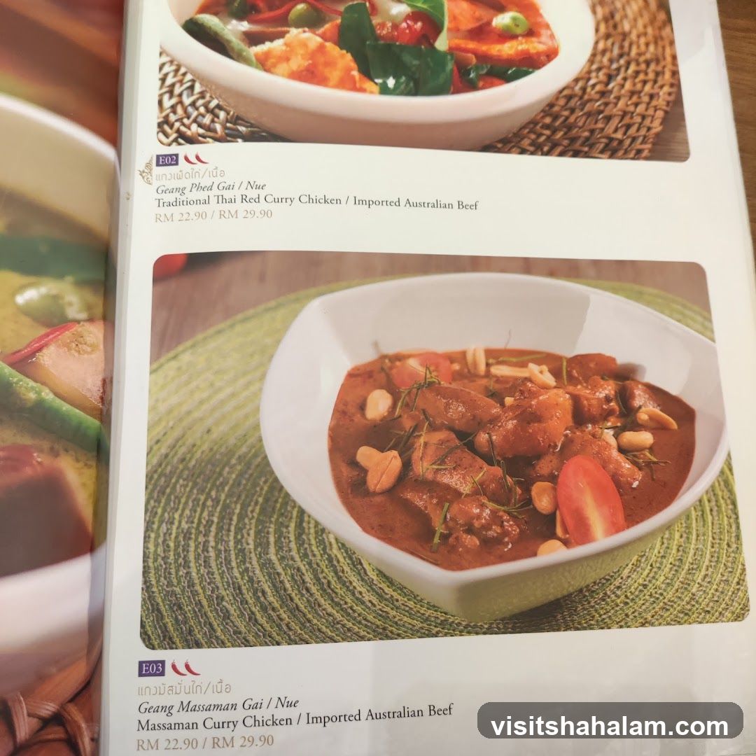Thai Curry Dishes
