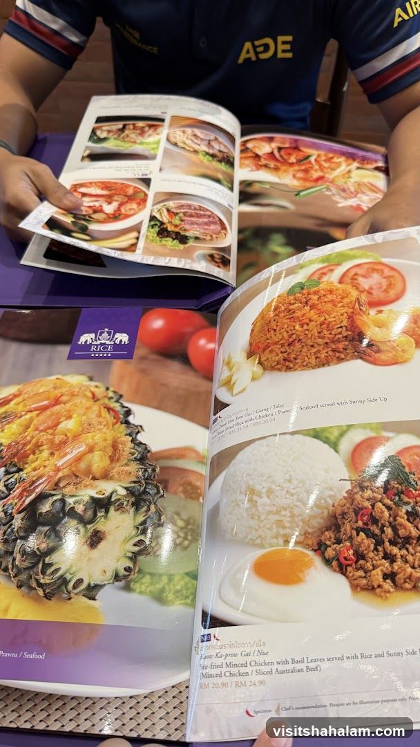 Rice Restaurant Menu