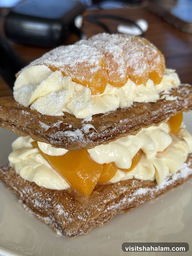 Dessert with Cream and Fruit