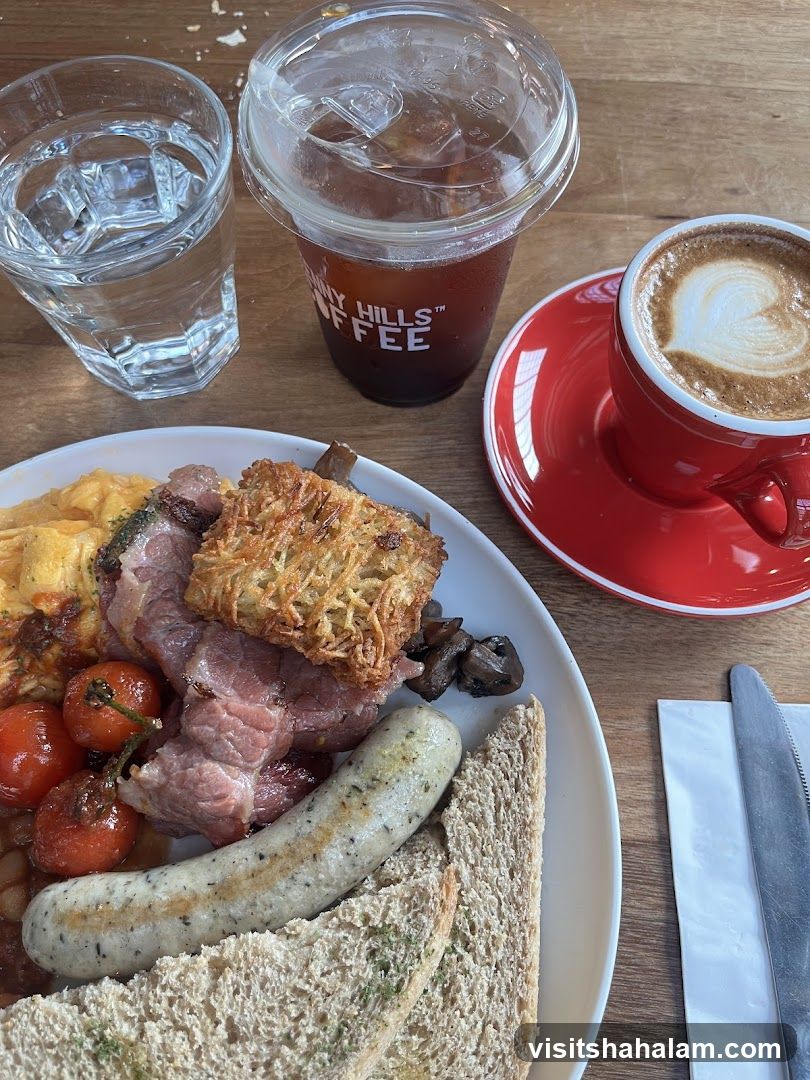 Full English Breakfast with Coffee