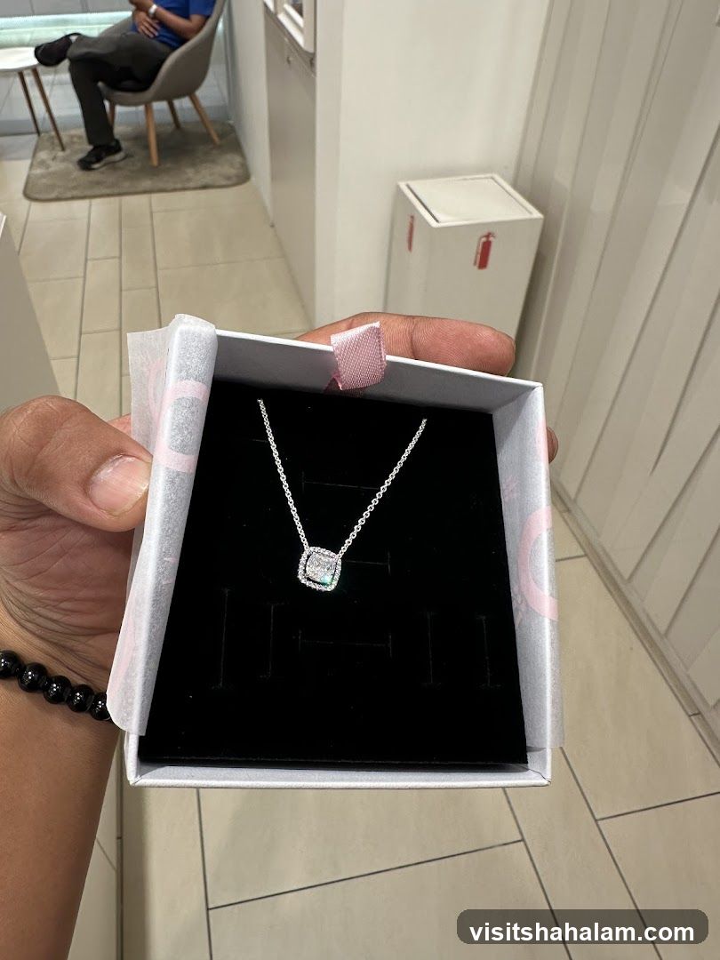 Necklace in a box