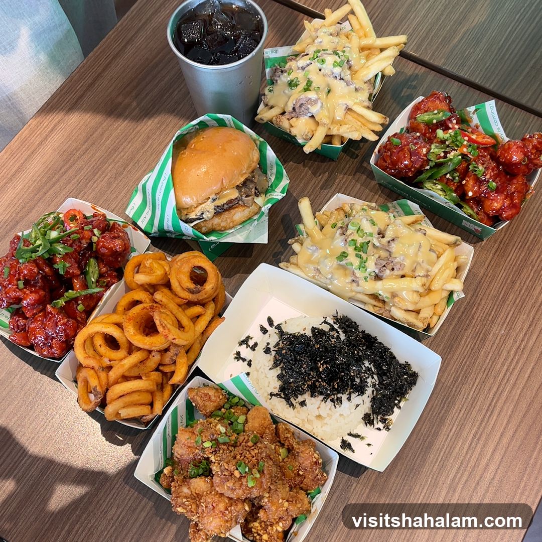 Assortment of Fast Food Items
