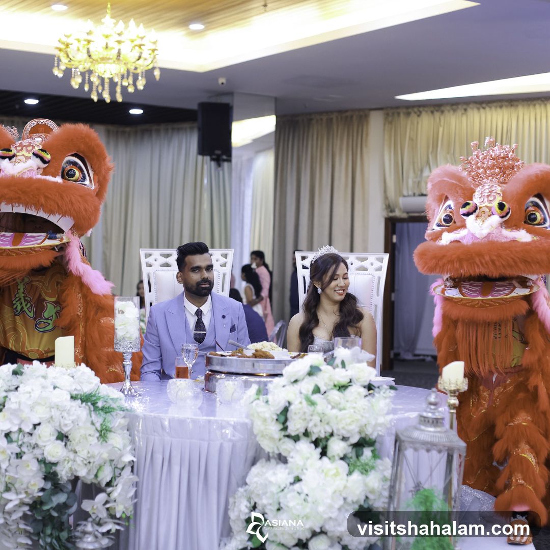Wedding Celebration with Lion Dancers