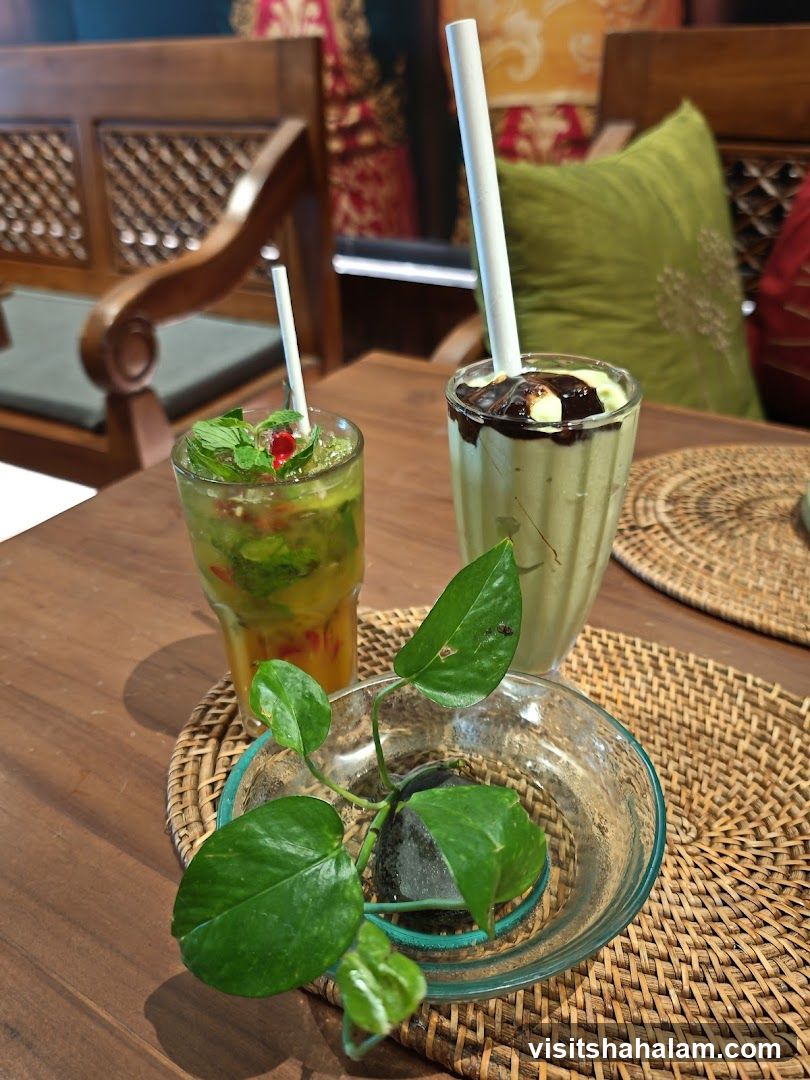 Two refreshing drinks on a table