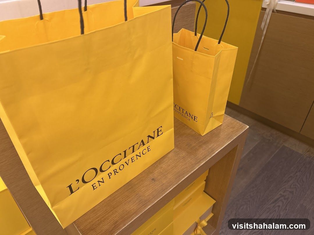 L'Occitane Shopping Bags