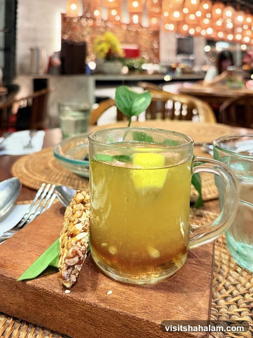 Hot Drink with Garnish