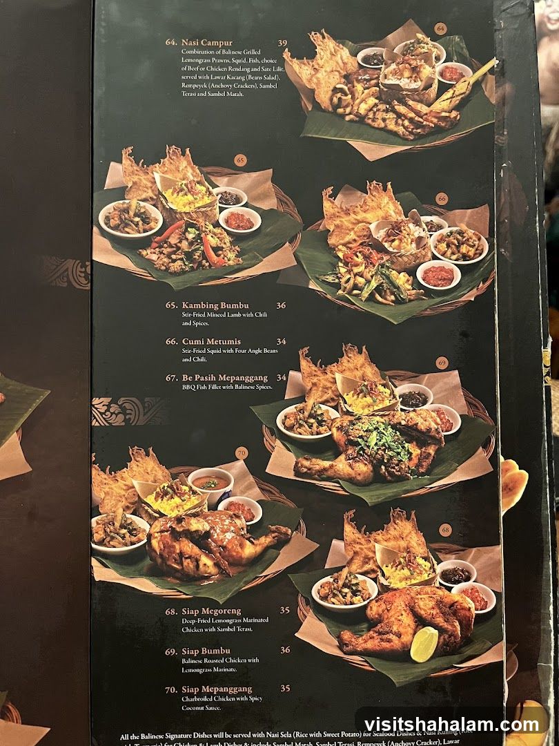 Balinese Signature Dishes