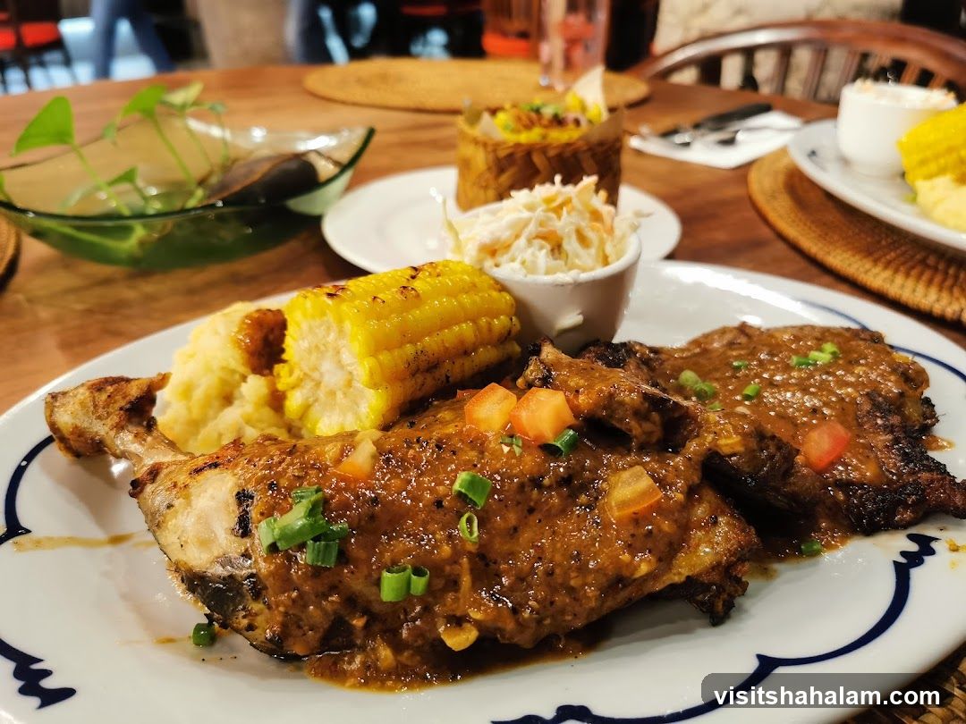 Grilled Chicken and Steak Dinner