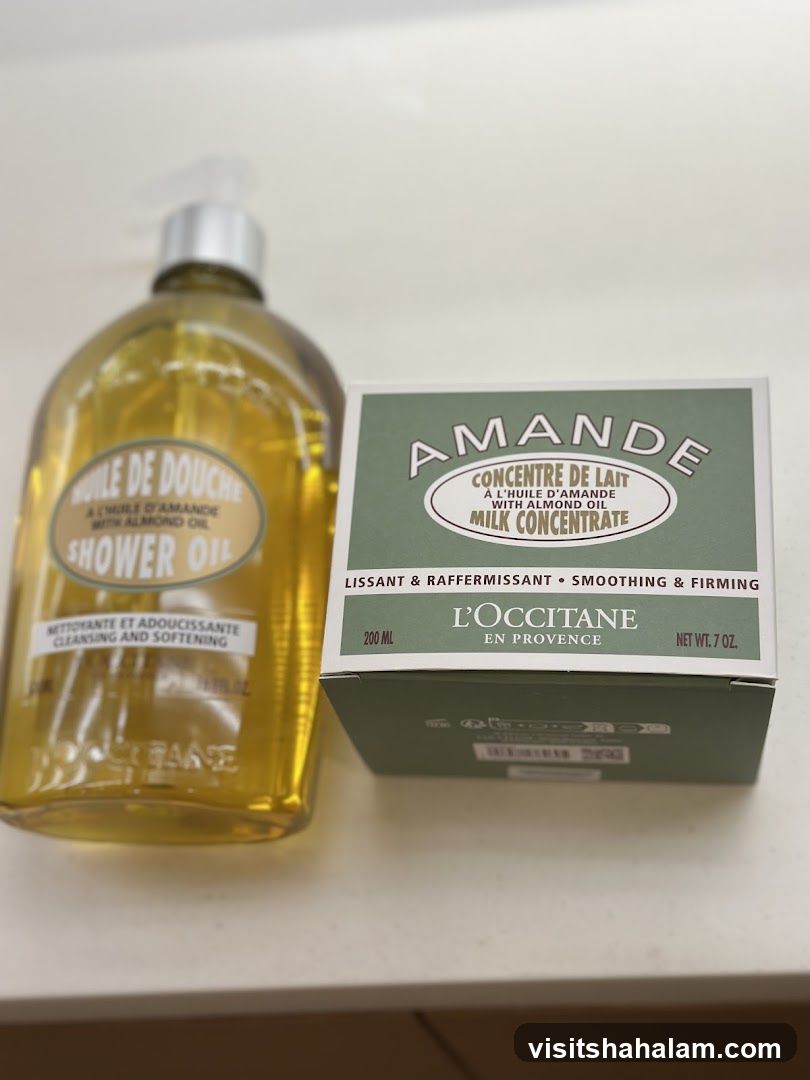 L'Occitane Almond Shower Oil and Milk Concentrate