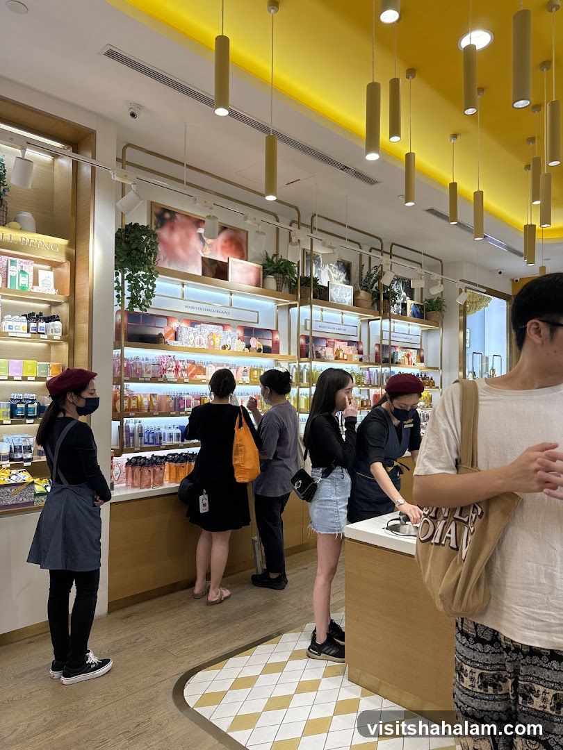Cosmetics store interior
