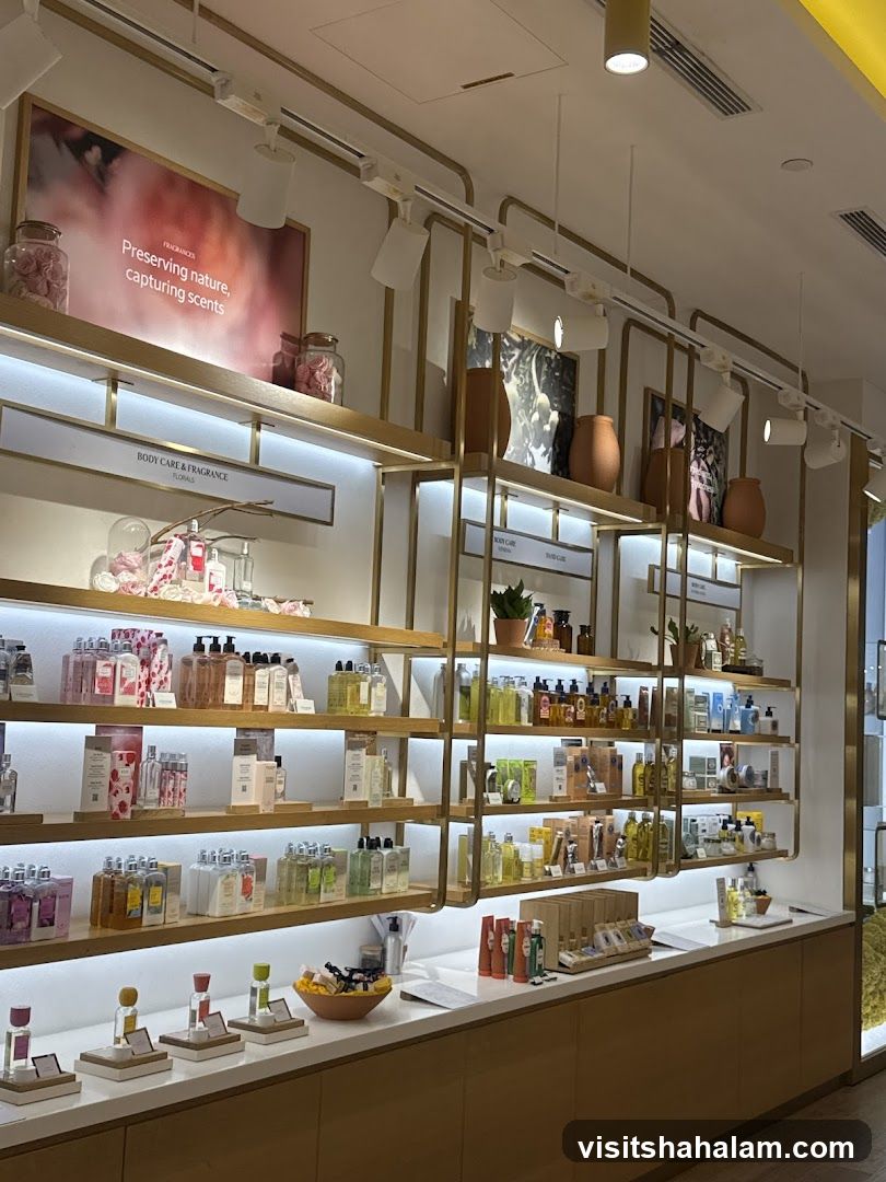 Body Care and Fragrance Store Interior