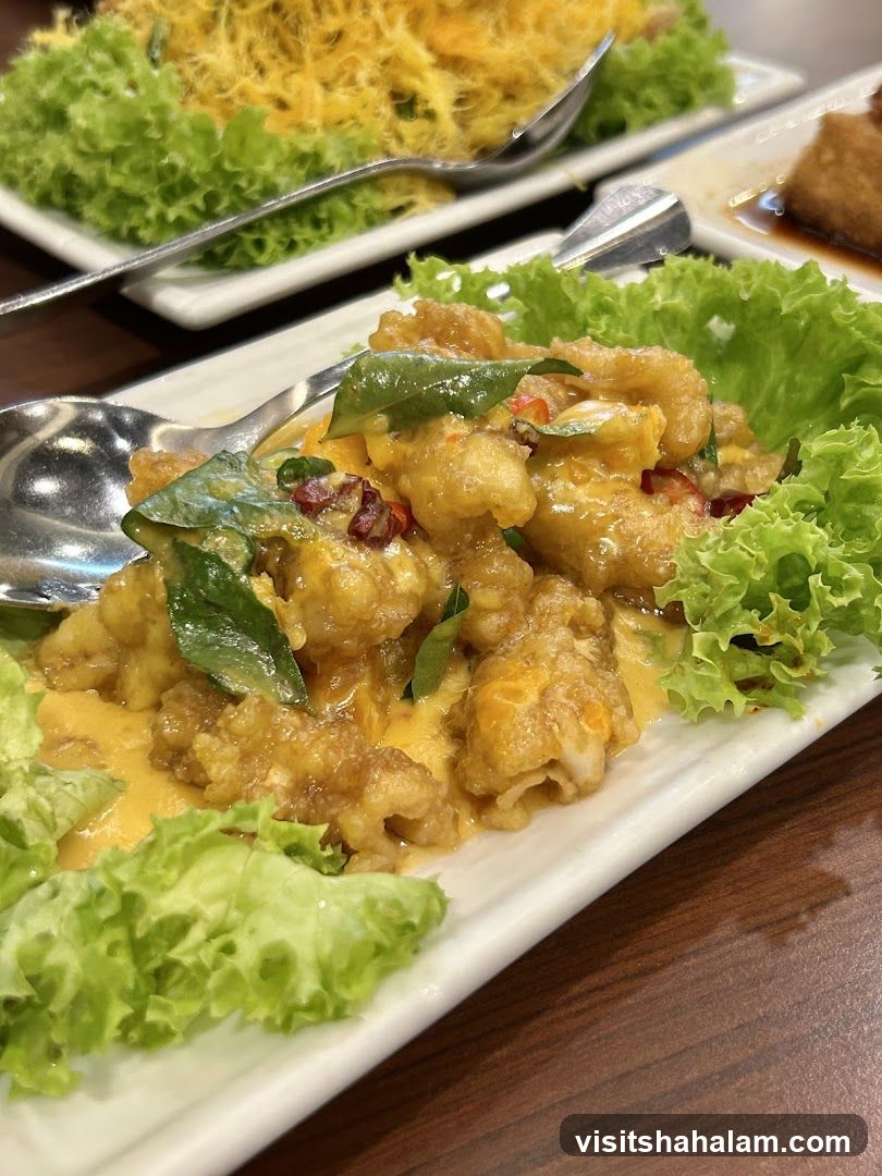 Salted Egg Yolk Fried Fish