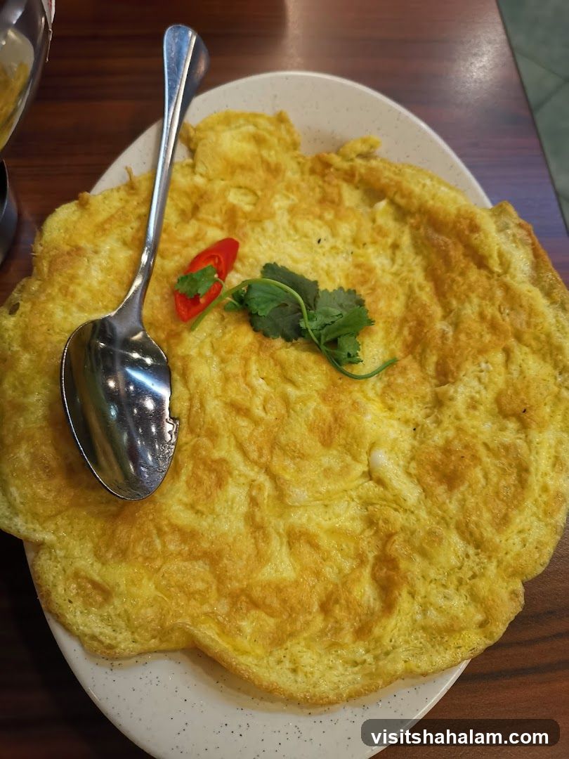 Omelette with Chili and Cilantro