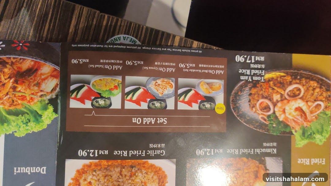 Menu Items