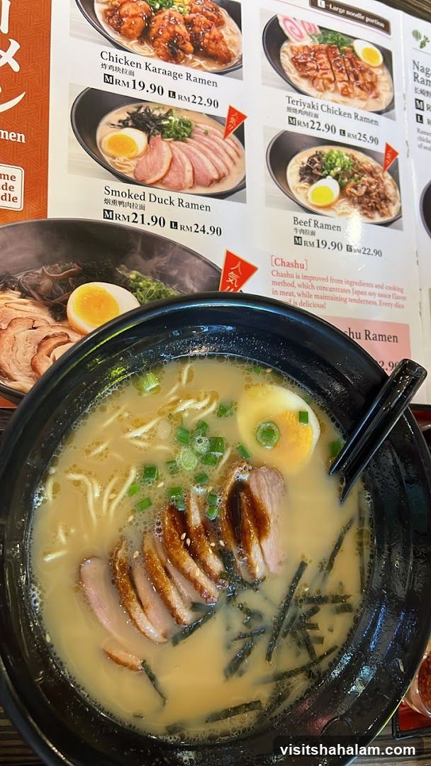 Ramen Menu and Dish