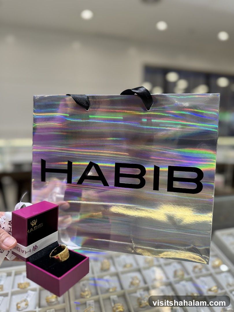 Habib Shopping Bag and Ring
