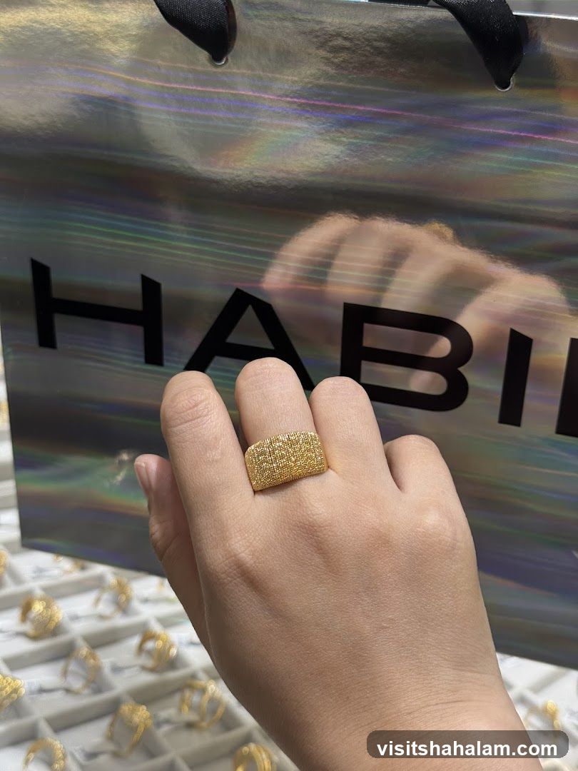 Ring on Hand with Shopping Bag