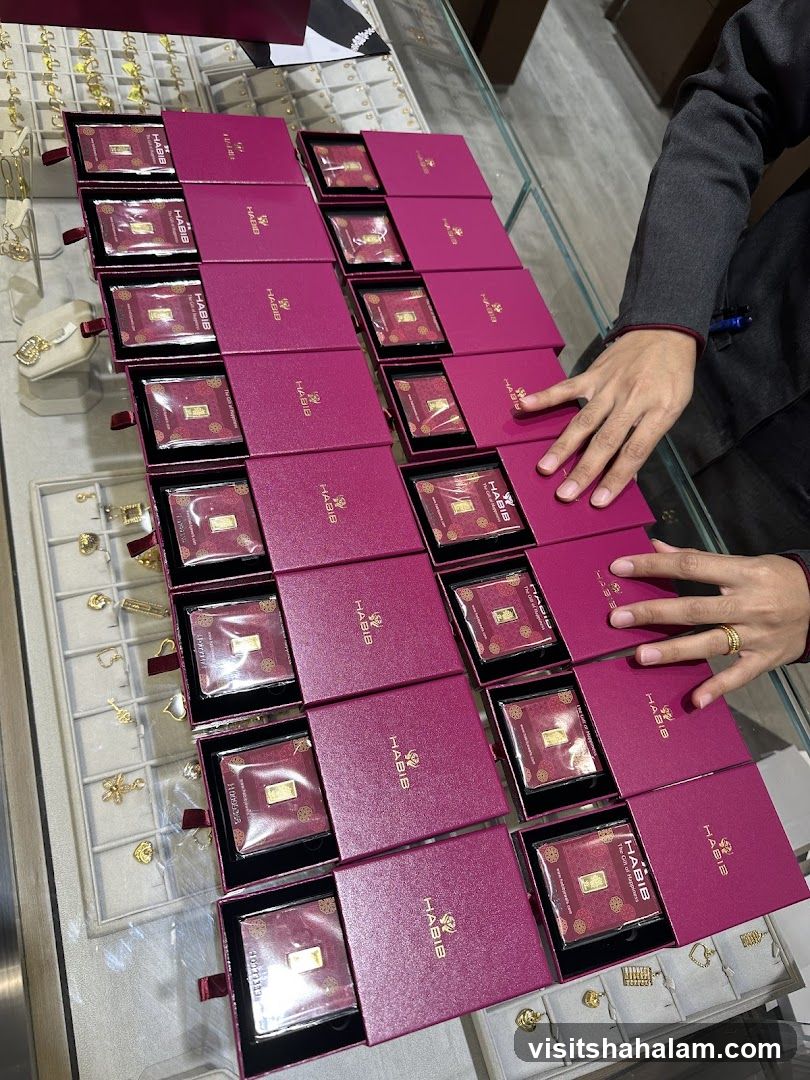 Gold Bars in Presentation Boxes
