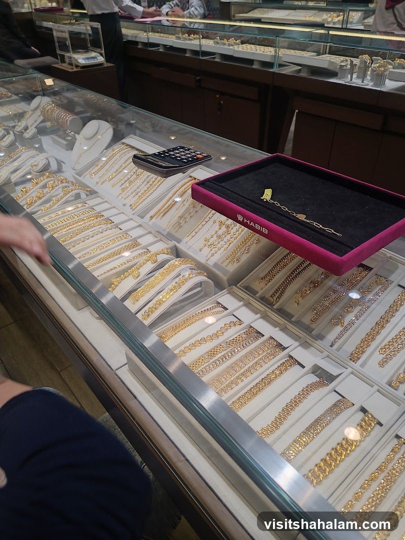 Gold Jewelry Display