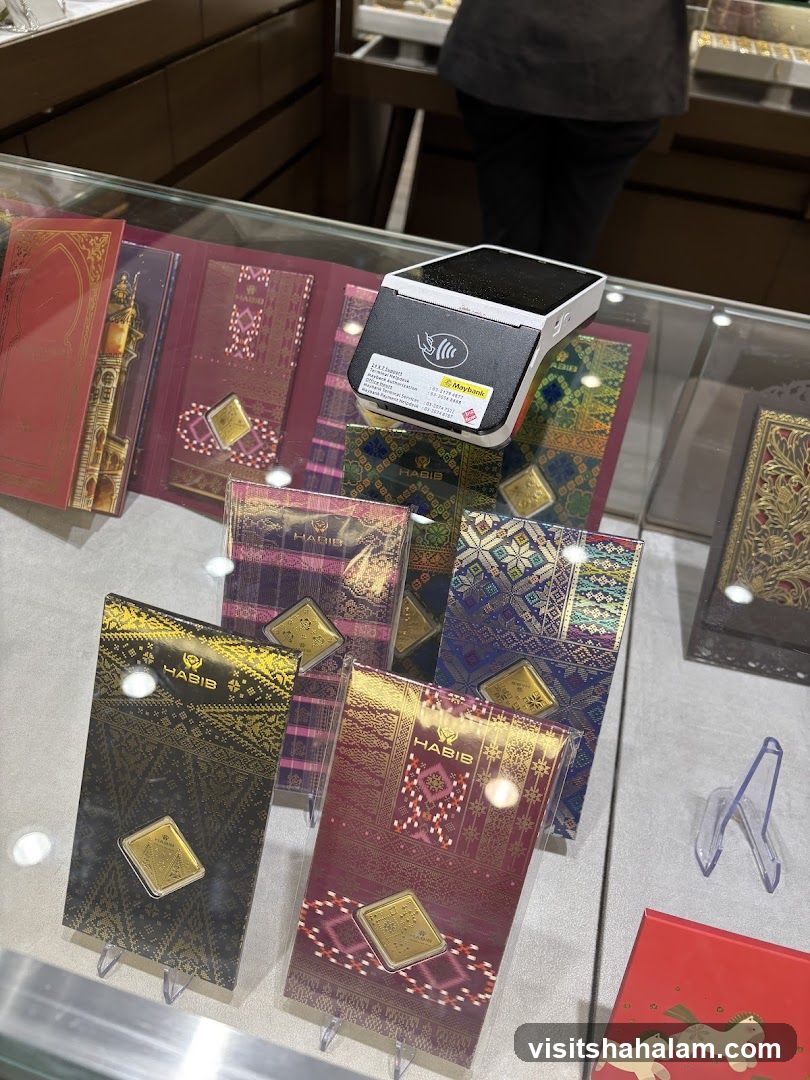 Gold Bars Display
