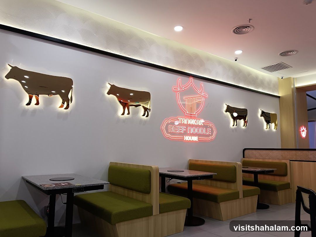 Restaurant Interior with Cow Decor