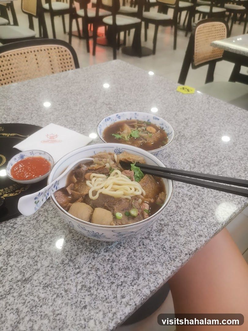 Beef noodle soup
