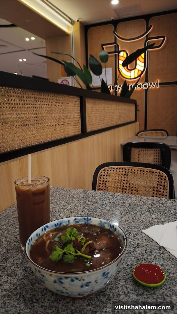 Restaurant Interior with Food