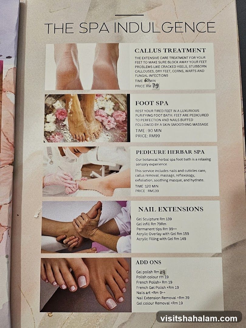 THE SPA INDULGENCE