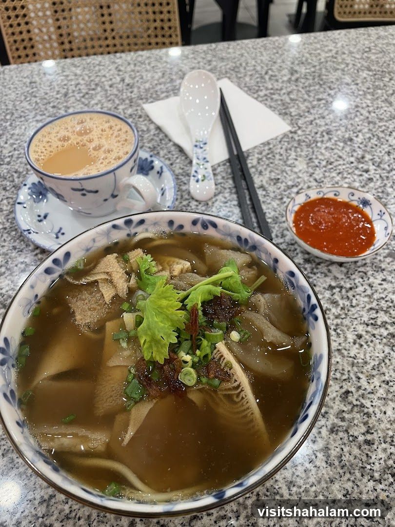 Noodle Soup and Tea