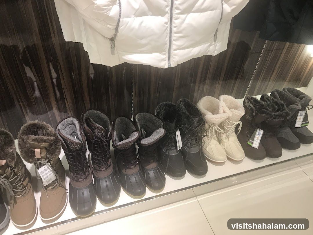 Winter Boots Display