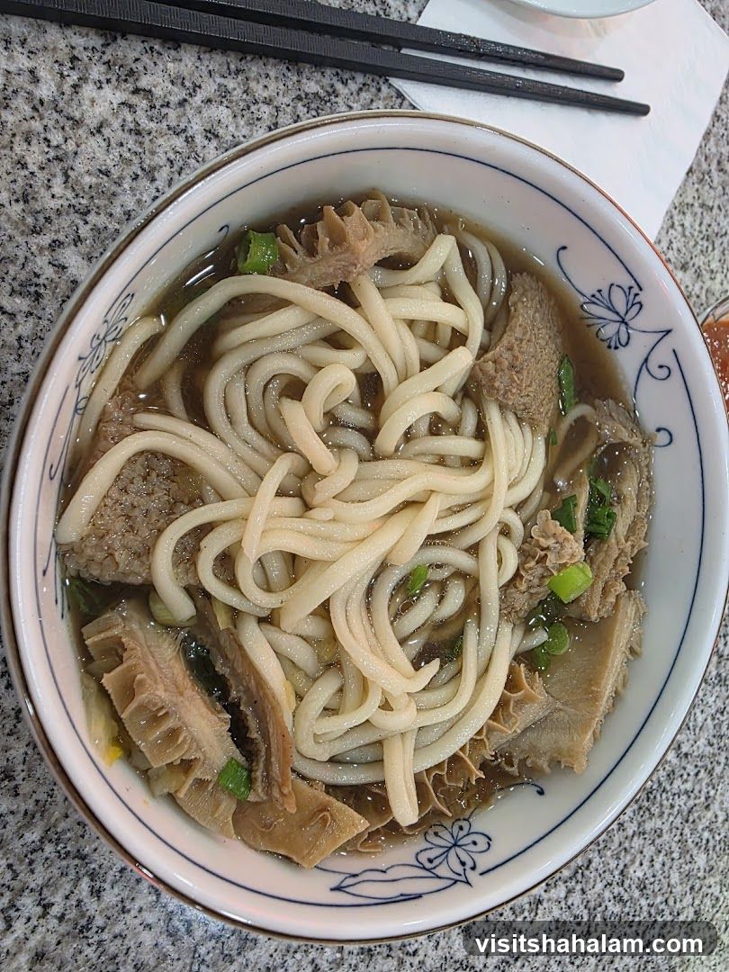 Noodle Soup with Tripe