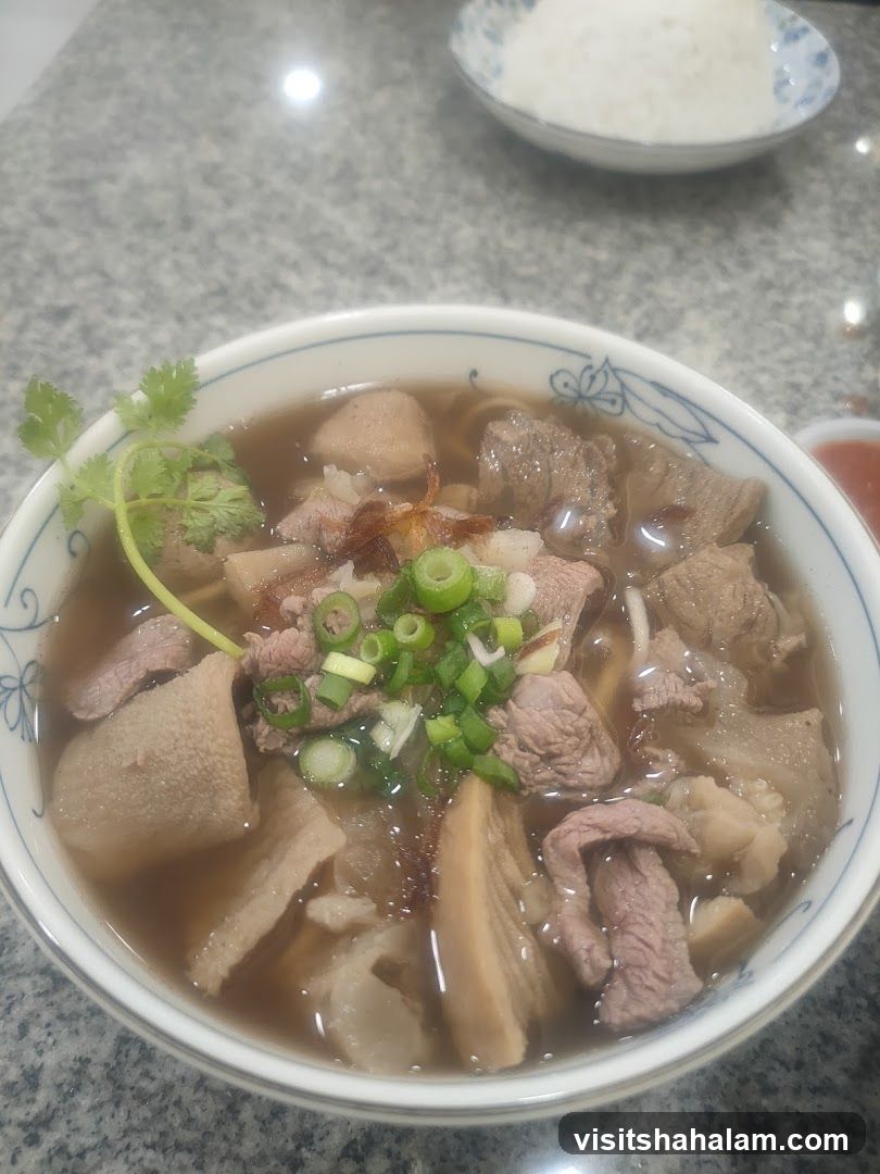 Beef noodle soup