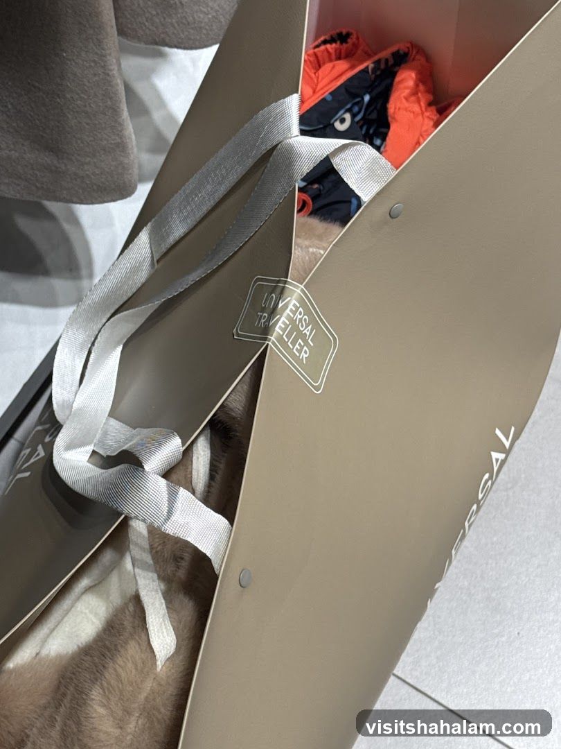 Gift Bag with Clothing
