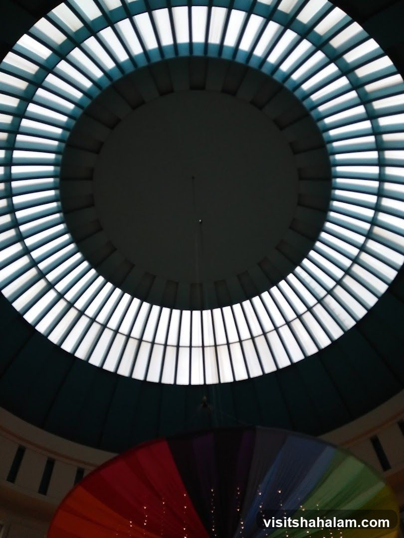 Circular Skylight and Rainbow Decoration