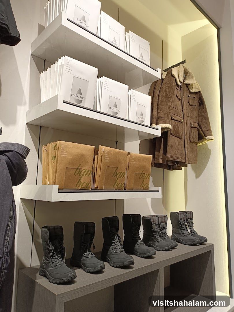 Winter Apparel Display