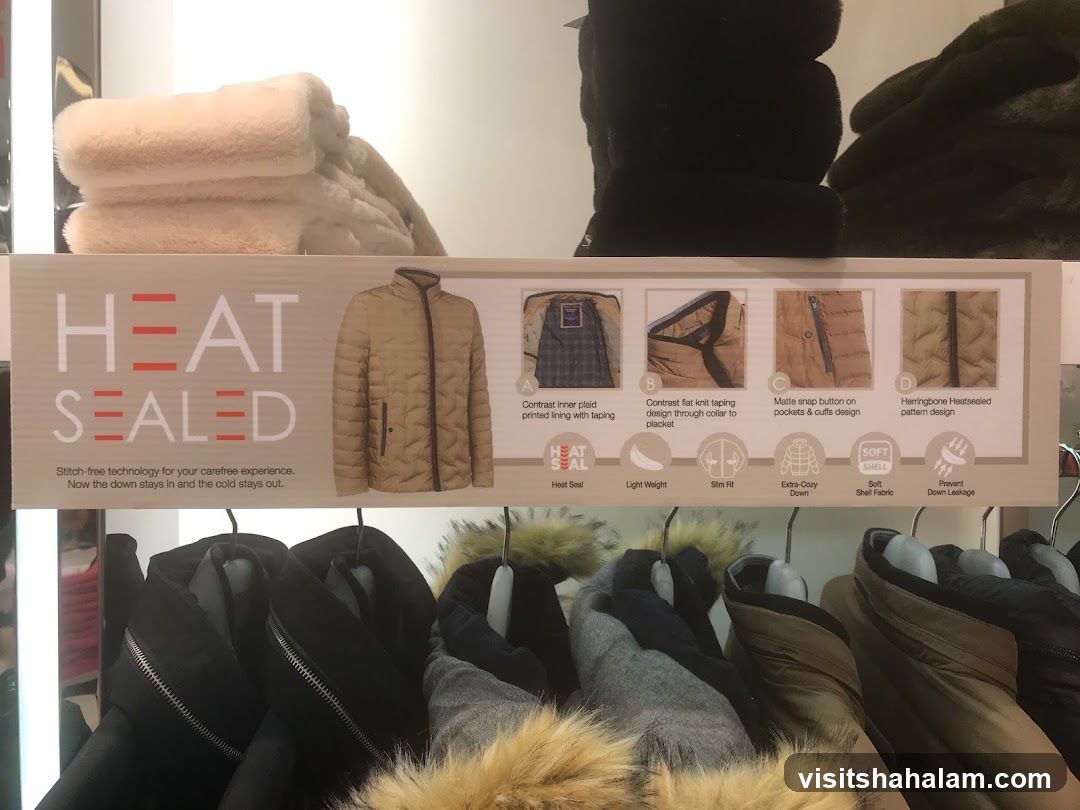 Heat Sealed Jacket Display