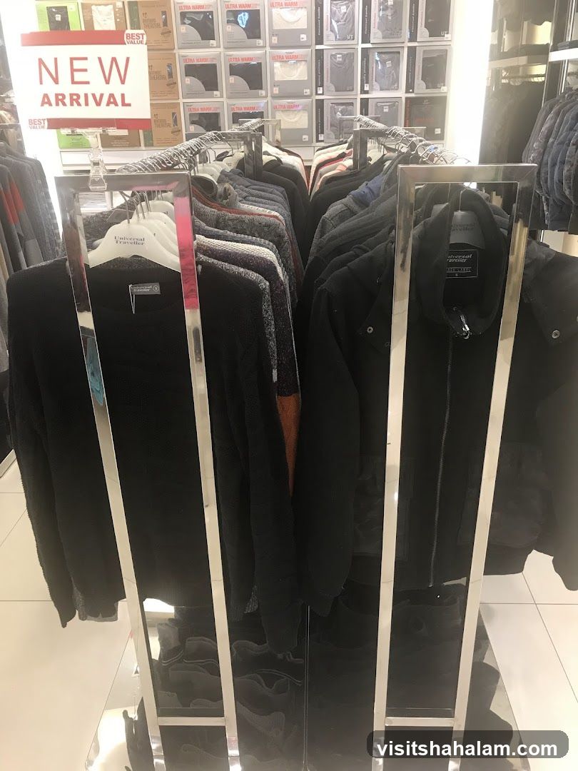 New Arrival Clothing Display