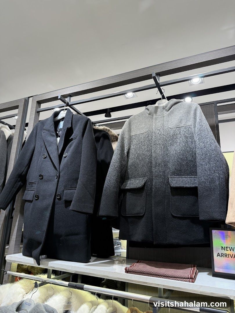 Coats and Scarves Display