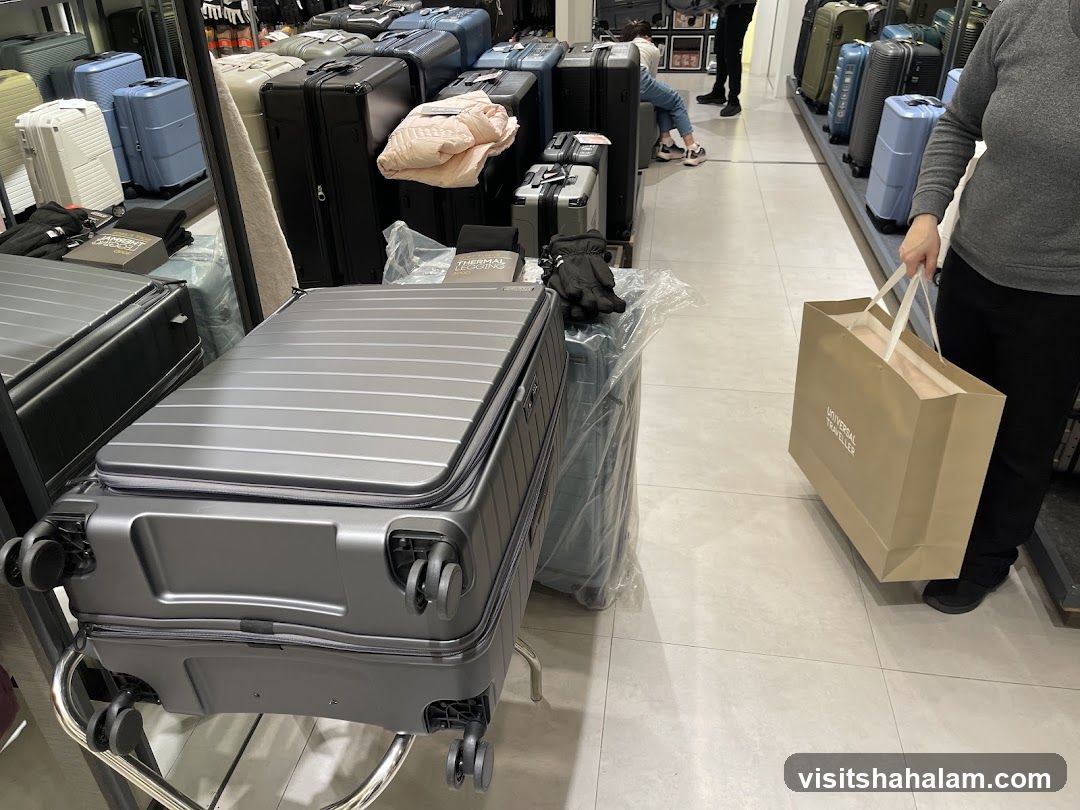 Luggage Store Interior