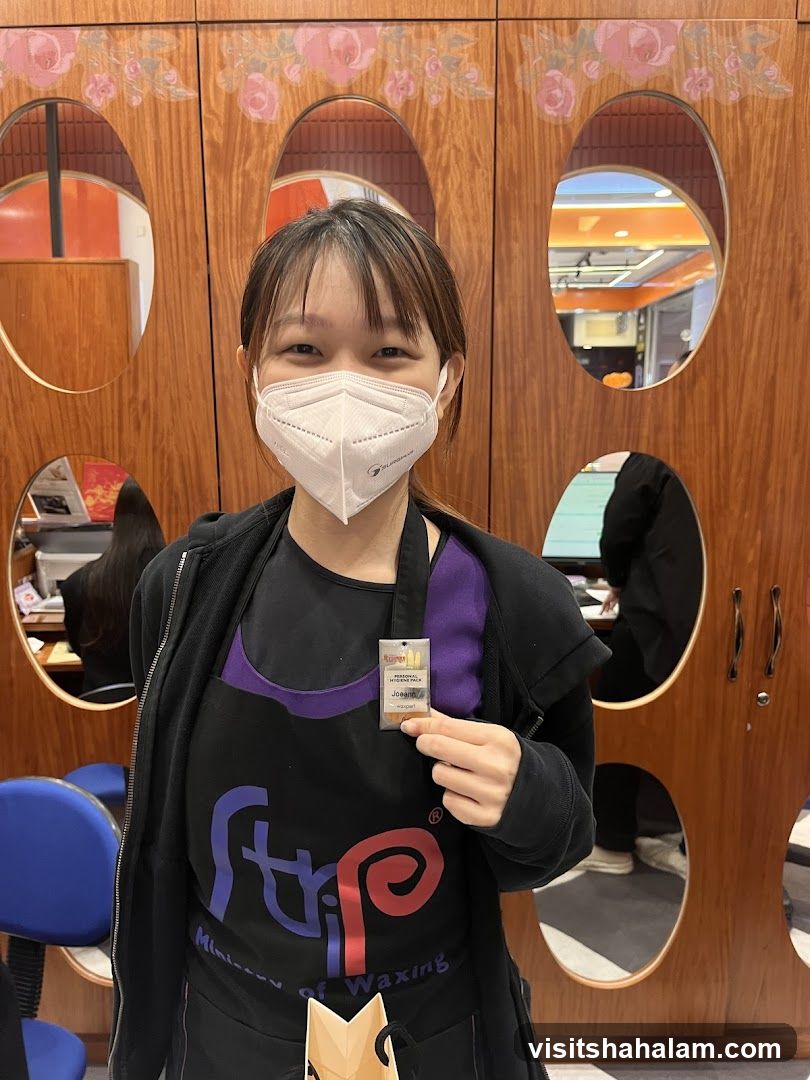 Employee with Badge