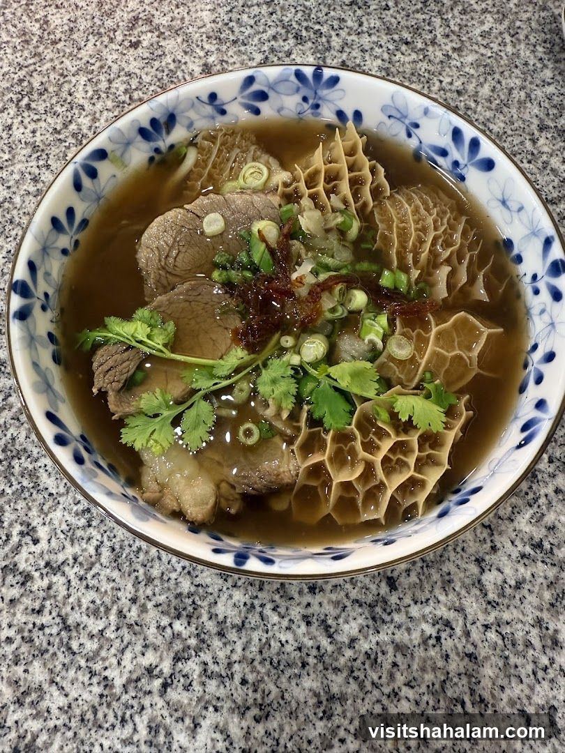Beef and Tripe Noodle Soup
