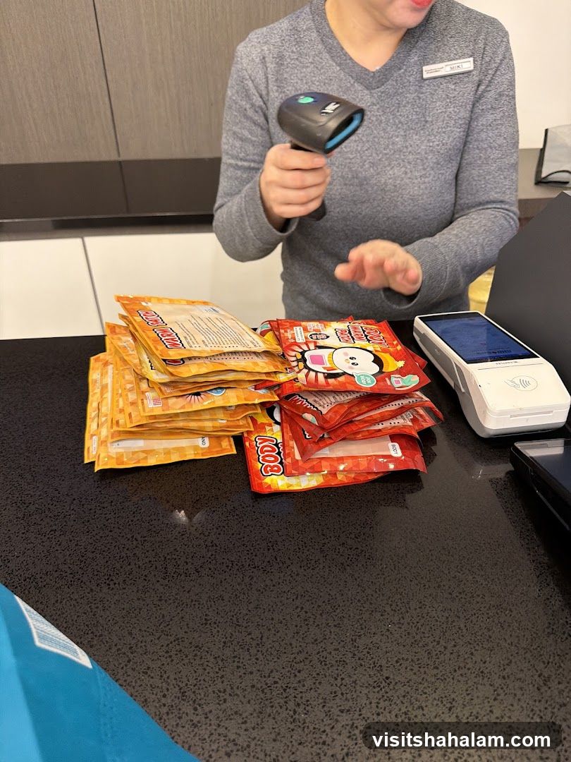 Snack Packaging at Checkout