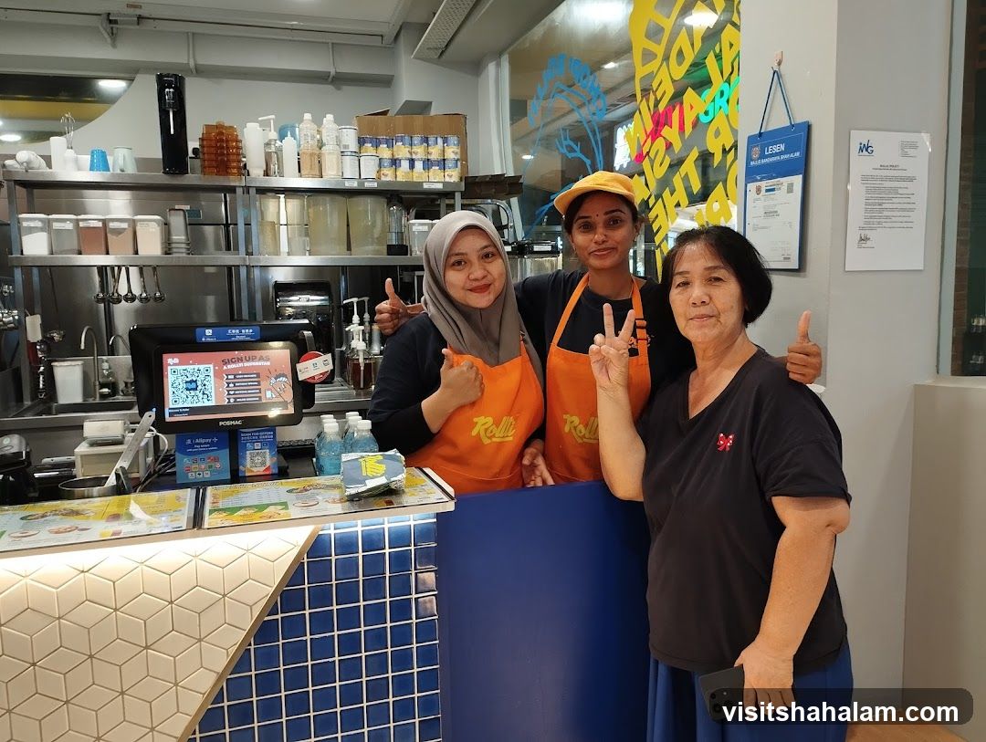 Staff Posing at Counter