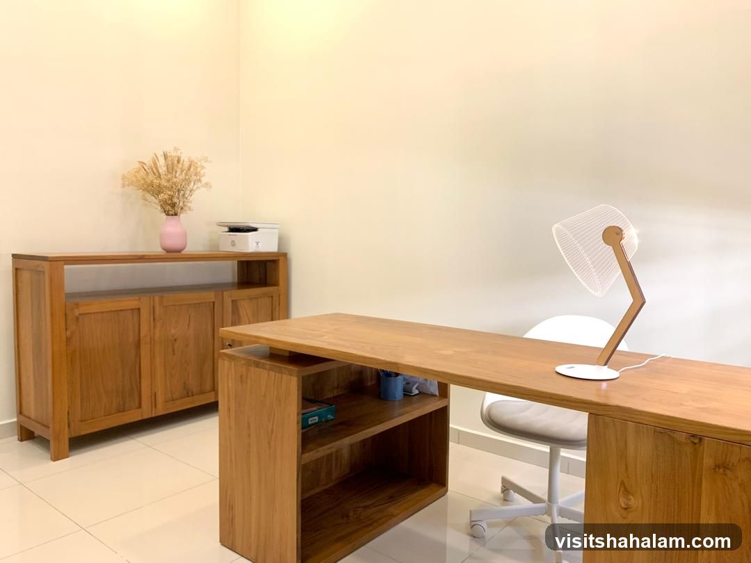 Office Desk and Cabinet