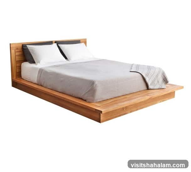 Wooden Platform Bed