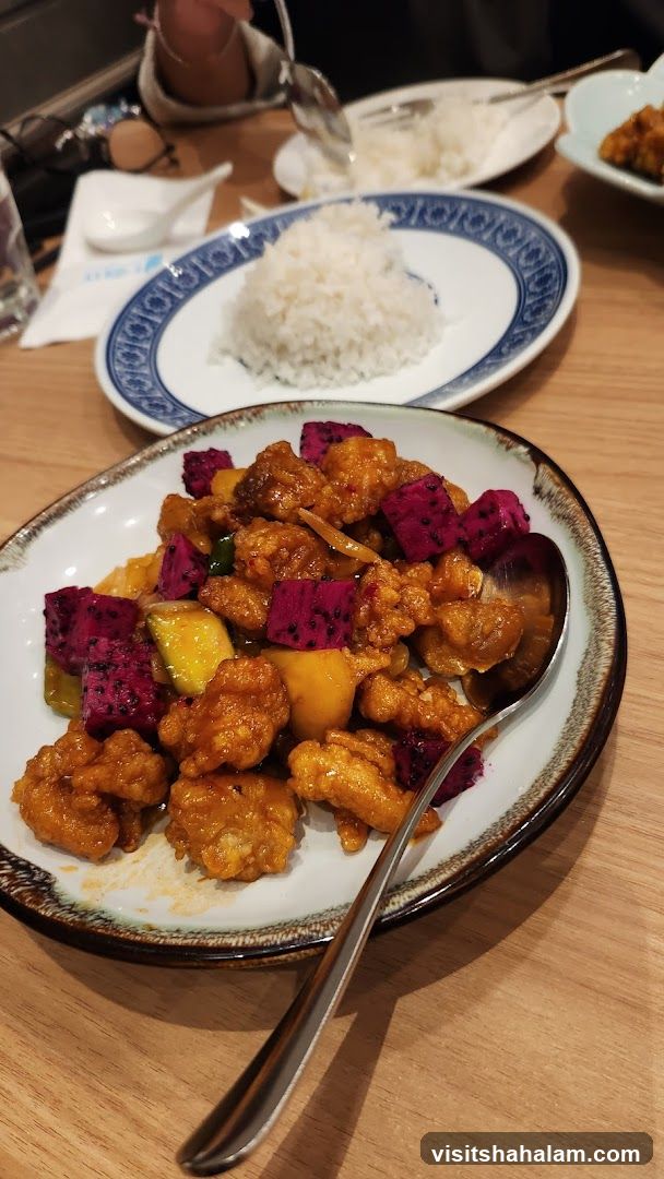 Sweet and Sour Dish with Dragon Fruit
