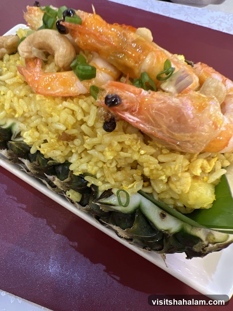 Pineapple Fried Rice with Shrimp